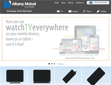 Tablet Screenshot of albanytel.com