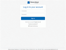 Tablet Screenshot of easy-pay.albanytel.com